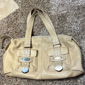 Vintage Michael Kors Palm Beach Satchel- Sand Color- In used condition